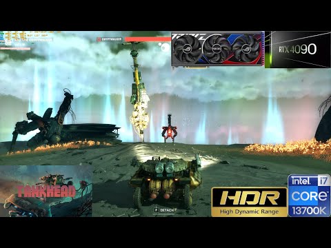 [4090|4K|HDR] TankHead - The Ashbelt - Cryptowalker Boss Fight [UE5|DLSS|FG]