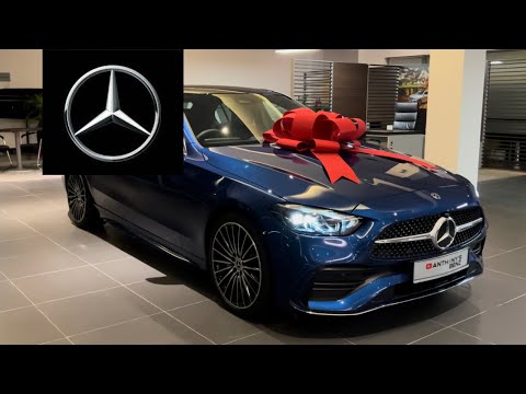2023 | C300 AMG Line | W206 | Mercedes-Benz | Spectral Blue/Leather Black (Interior & Exterior)