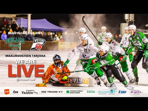 Bandyliigaa: Akilles - Veiterä 29.1.2021 maalikooste