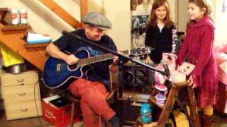 The Beatles - Revolution 9 - Acoustic Cover - Danny McEvoy, Jazzy and Ellie.