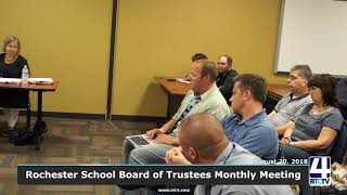 Rochester School Board - 08-20-18