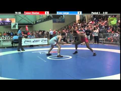 Men`s Freestyle 70 KG Tywan Claxton vs. Drew Longo