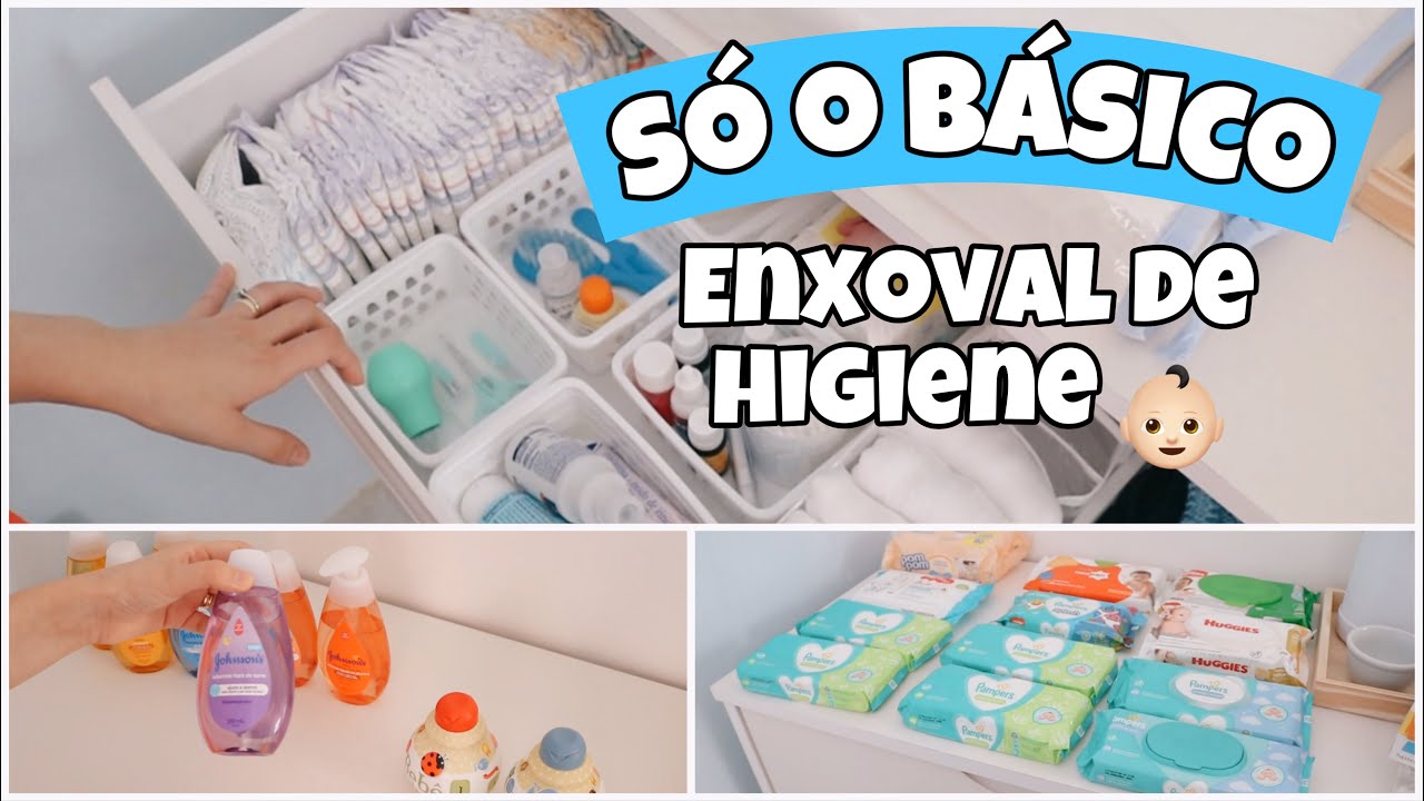 ENXOVAL DE HIGIENE DO BEBÊ | Banho, Higiene + O que tem no estoque 👶🏻