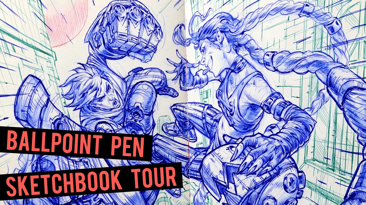 This Storyboard Artist's Sketchbook is Mind-Blowing