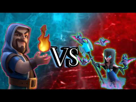 Wizard Vs Night Witch | 1v1 | Clash Royale