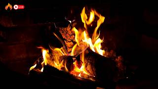 Fireplace Sound🔥Cozy & Raw Wood Burning to Calm Your Mind