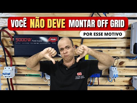 😳 You SHOULD NOT install OFF-GRID solar energy | Understand why