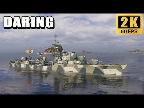 Destroyer Daring: One of the highest scores on EU server