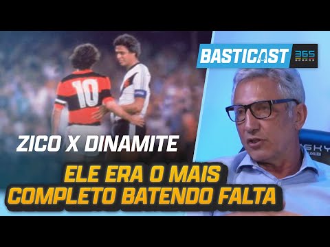 ZICO X DINAMITE - QUEM FOI MELHOR BATENDO FALTA?