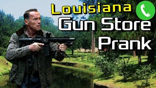 Arnold Calls a Louisiana Gun Store - Prank Call
