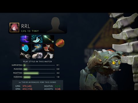 Dota 2 Replay 7.32D RRL's Tiny DogChamp vs Another NA Team