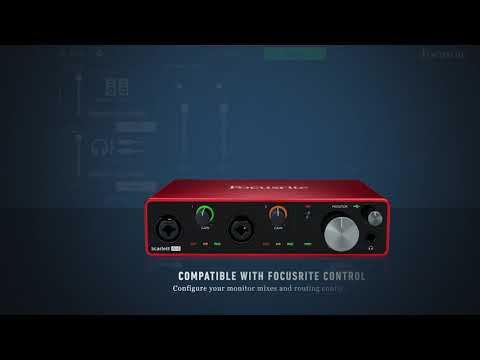 Focusrite Scarlett 4i4 3rd Gen 4x4 USB Audio Interface with Headphones and 2 XLR Cables