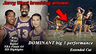 Wilt Chamberlain, Jerry West and Elgin Baylor Dominate G4 of 1970 NBA Finals - HD (Extended Cut)