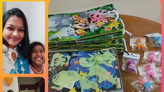 Birthday return gift ideas|Jungle safari theme combo pack of 10|Ordered from Amazon|Growing animals