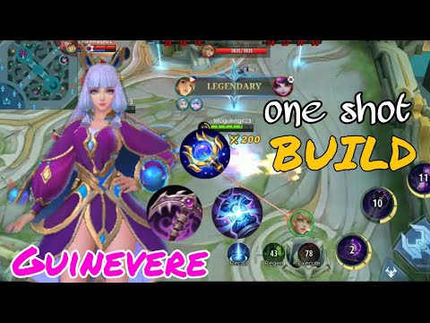 One shot best build/ Guinevere critical damage 2022.