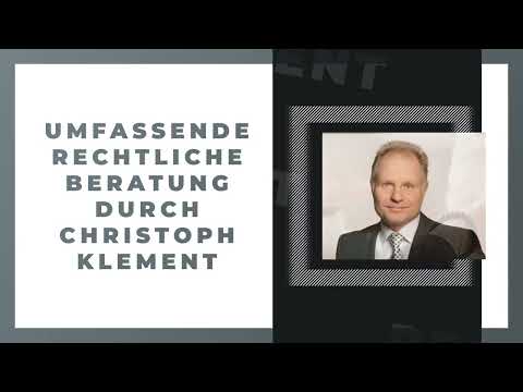 Rechtsanwalt Christoph Klement YouTube-Vdeominiatur 3