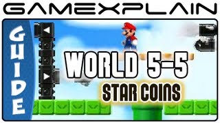 New Super Mario Bros. 2: Level 5-5 Star Coin Guide & Walkthrough (Nintendo 3DS)