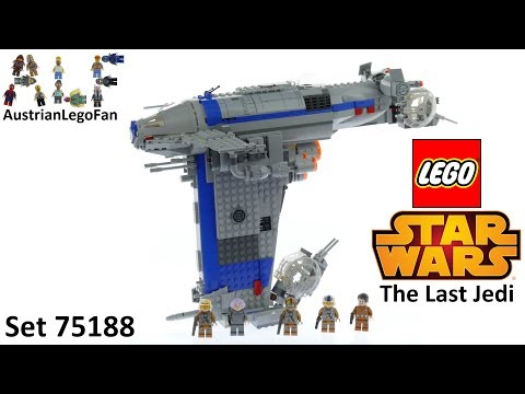 Vidéo LEGO Star Wars 75188 : Resistance Bomber
