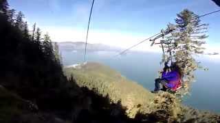 preview picture of video 'A Ride on the Worlds Largest Zip Line: Icy Strait Point, Hoonah Alaska'