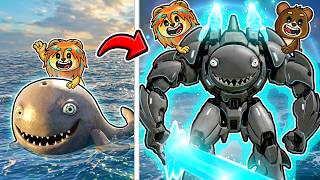 海外で話題のモンスタークジラ『シーライフ』がロボットに進化した！【Sea Life Garry's Mod gmod 】