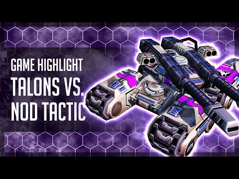 [C&C3: Kane's Wrath]  Game Highlight -  Steel Talons vs. Nod Tactic on Highlands