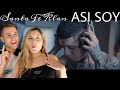 REACCIÓN A SANTA FE KLAN ASÍ SOY Por PRIMERA VEZ Con MI NOVIA ESPAÑOLA