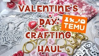Temu Valentine's Day Craft Haul 💕 Coupon Code fav45575
