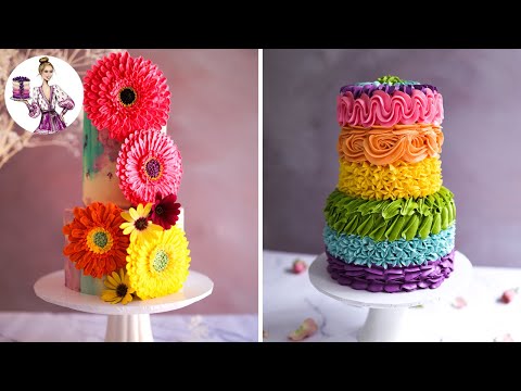 Amazing Tasty Cake Decorating Ideas | 11 Cakes in 11 Minutes! | Russian Nozzles | Wilton Tips