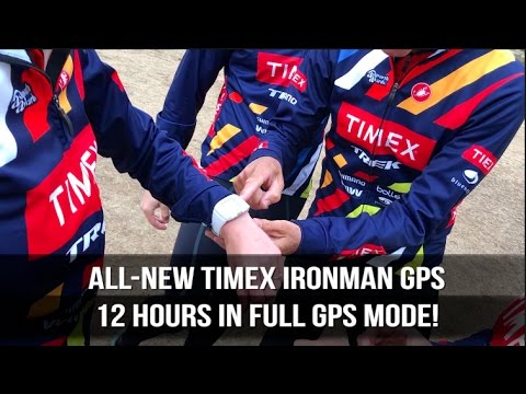 All New: 2017 Timex Ironman GPS with 12 Hour Battery Life in Full GPS Mode