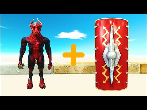 Animal Revolt Battle Simulator Units + Shield vs Giant Ballista - ARBS