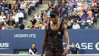 Venus Williams vs Mandy Minella 2010 US Open Highl