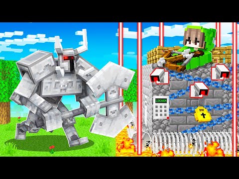 OP BOSSES vs Dream SECURITY BASE in Minecraft