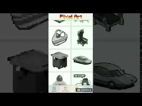 Sandbox Number Coloring Book-Pixel Art Video