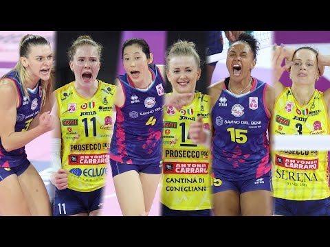 ALL "MEGA RALLY" of the match Scandicci - Conegliano | Lega Volley Femminile 2023/24