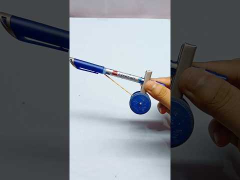 Pen car making. How to make a toy car. #shorts #diy #toys #viralvideo