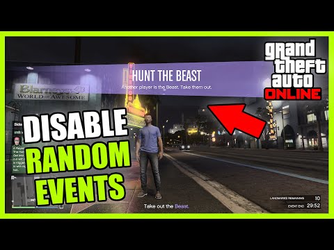 How to Stop Getting Random Events (TURN OFF) in GTA ONLINE - XBOX, PlayStation, PC