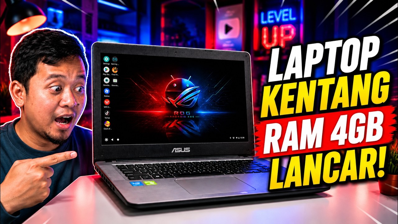 BYE BYE EMULATOR! Main Game Android Di Laptop KENTANG Pakai PRIME OS 2025