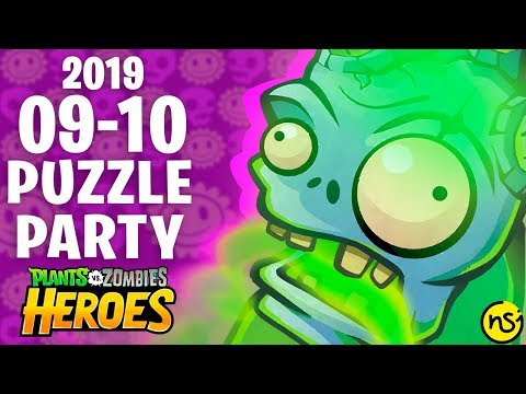 Fiesta de Puzzles (09/10/19) | PvZ Heroes | Reto Diario