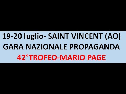 Bocce : Programma Quarti di Finale - 42° Trofeo Mario Page - Saint Vincent (AO) 19/20 Luglio 2025