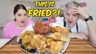 Brits Try Toasted Ravioli for the First Time | This Is Fried?!