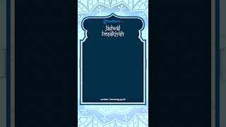 Jadwal Imsakiyah Provinsi Banten dan Sekitarnya Kamis 6 April 2023