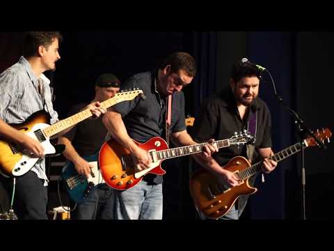 Albert Castiglia Band with Mike Welch and Pat Harrington at the Big Blues Bender  on 9-8-2018.