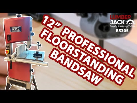 Lumberjack BS305 - 12" Professional Bandsaw Floor Standing Machine, Specification Tour