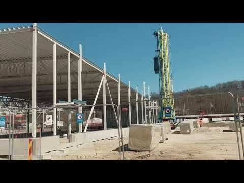 BYGGE av STORA COOP i RONNEBY #2 - söndag 2021-04-18 - fd Järnia (Gamla Jernboden) - BLEKINGE