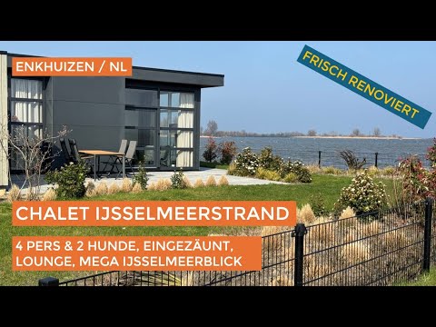 Chalet IJsselmeerstrand Mega-Meerblick, 4 Personen, Hunde willkommen, Enkhuizen / IJsselmeer Nr. 204