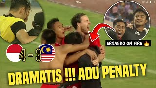 Download lagu Adu Penalti Indonesia vs Malaysia (4-3) Sea Games 2021 - Dramatis 😨 mp3