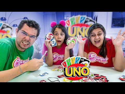 JOGAMOS O JOGO UNO PELA PRIMEIRA VEZ - OLHA NO QUE DEU !