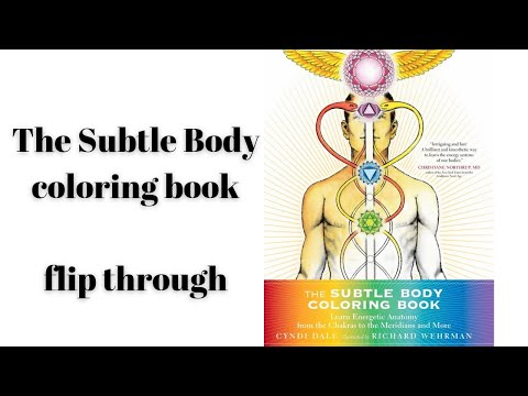 The Subtle Body coloring book flip through