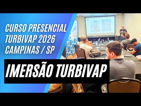 IMERSÃO TURBIVAP 2026: CURSO TURBINA A VAPOR PRESENCIAL EM CAMPINAS / SP / 3 DIAS