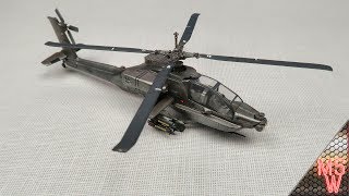 Apache AH-64A Helicopter Building Revell 1:100 model kit Part2